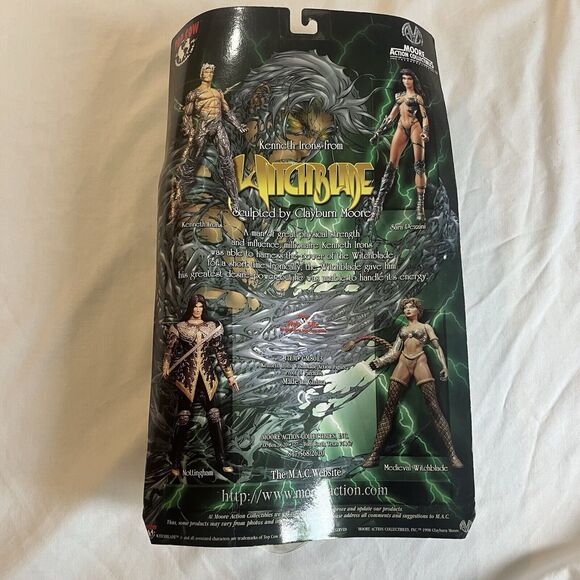 Kenneth Irons Golden Neogenesis Gold Variant Action Figure from Witchblade 1998 - Picture 5 of 9